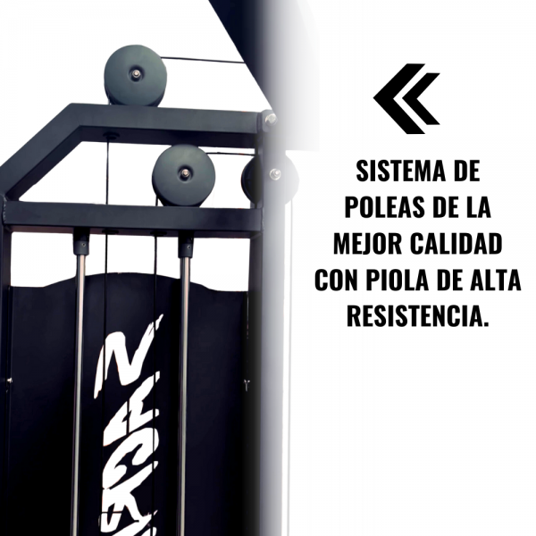 Polea Multi Power 100 Kg Por Lado 1013 - Imagen 2