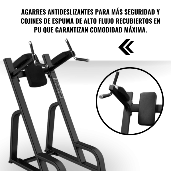 Elevación Vertical de Pierna Dip and Knee Raise Station 1036 - Imagen 4