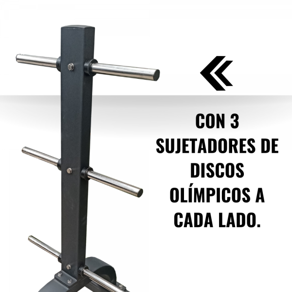 Rack Vertical de Discos Olímpicos 1042A - Imagen 4
