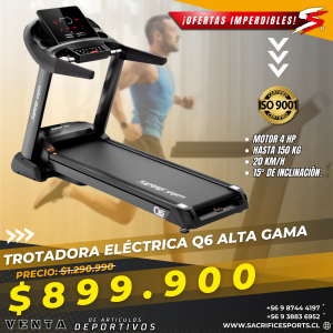 Trotadora Eléctrica Q6 Alta Gama