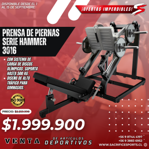 Prensa De Piernas Hammer 3016