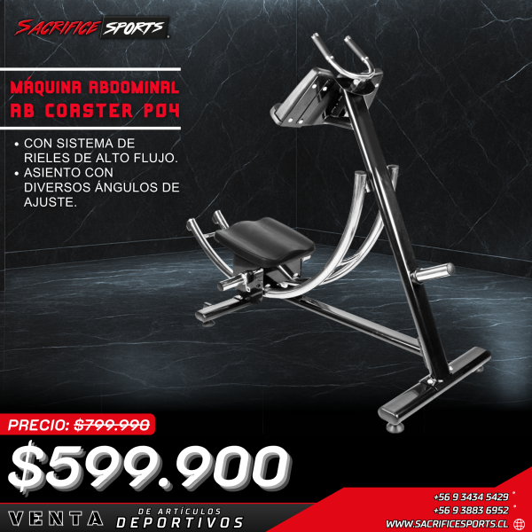 Máquina Abdominal Ab Coaster P04