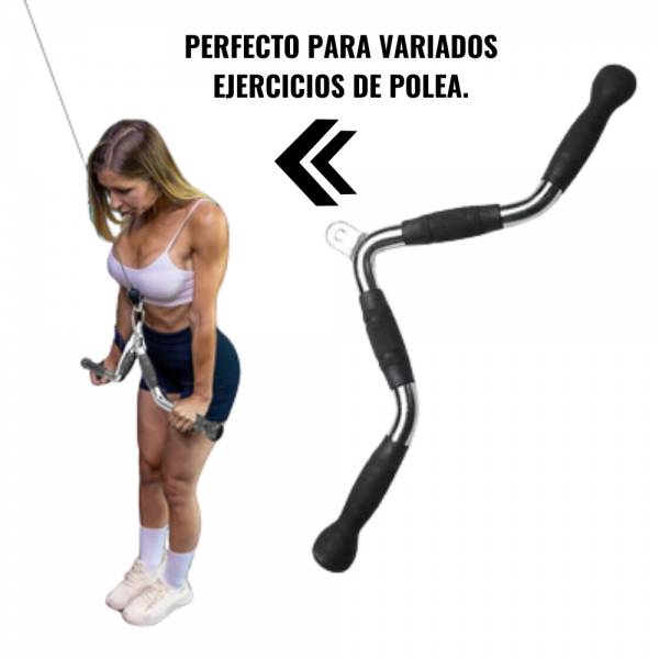 Agarre Multiuso En V Mango Curvado Y Engomado Sacrificesport 120 - Imagen 4