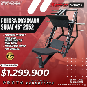 Prensa Inclinada Squat 45° 2052