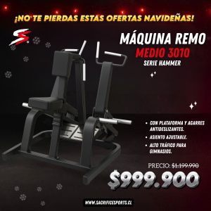 Máquina Remo Medio Serie Hammer 3010