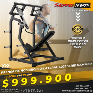 Prensa De Hombro Iso-Lateral 6021