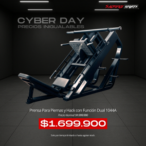 Prensa Para Piernas y Hack Dual Función 1044A