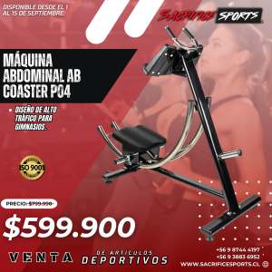 Máquina Abdominal Ab Coaster P04