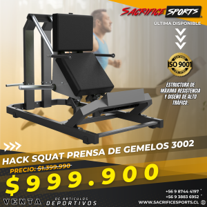 Hack Squat Serie Hammer Prensa de Gemelos 3002