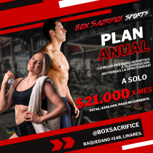 Plan Anual Box Sacrifice Sports