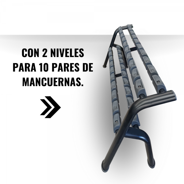 Rack Mancuernas 2 Niveles 2033 - Imagen 3