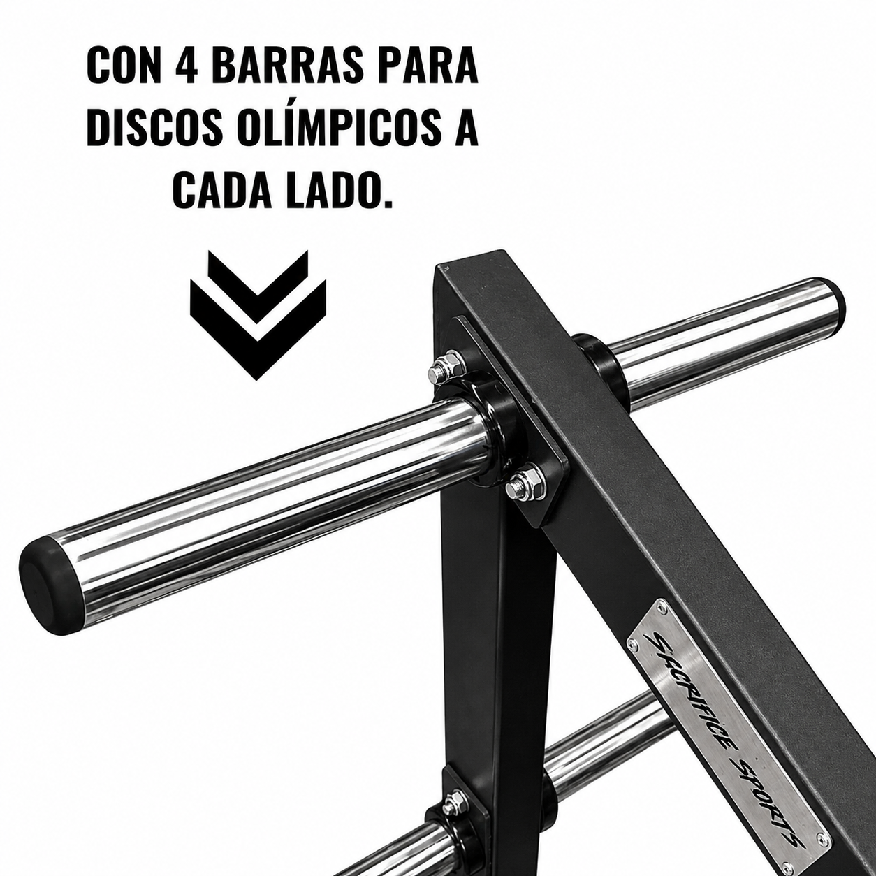 Rack De Discos Olímpicos Deluxe 6014 - Imagen 4
