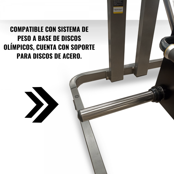 Hack Squat Serie Hammer Prensa de Gemelos 3002 - Imagen 6