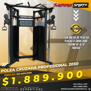 Polea Cruzada Profesional 2050