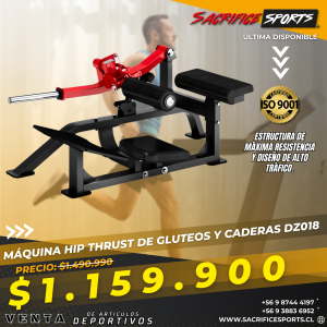 Máquina Hip Thrust de Gluteos y Caderas DZ018