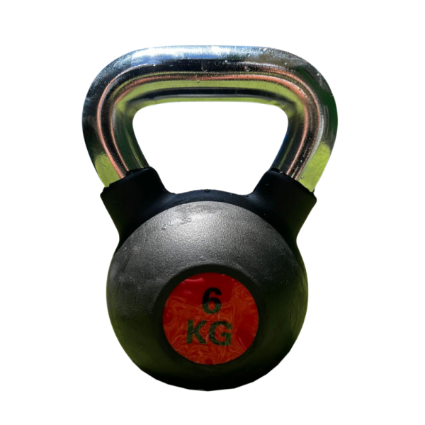 Pesas Rusas Kettlebell de Acero Recubiertas de Caucho - Imagen 2