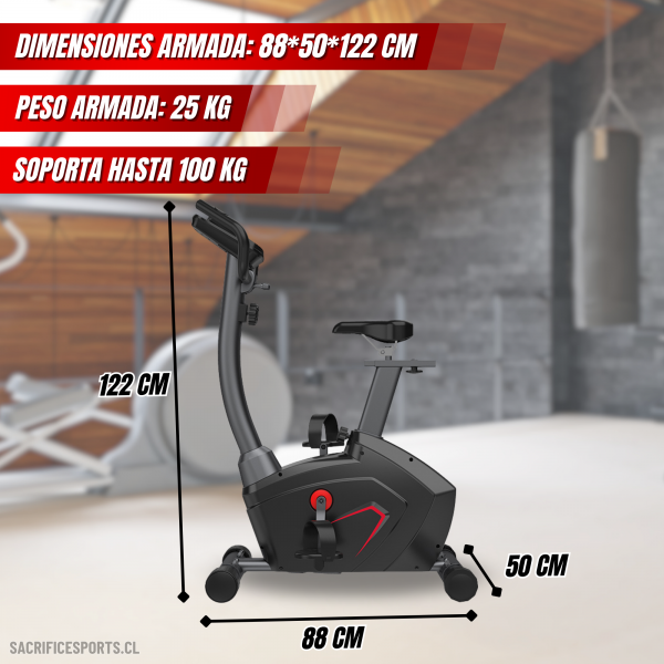 Bicicleta Estática 6401 Sacrifice Sports - Imagen 2