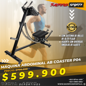 Máquina Abdominal Ab Coaster P04