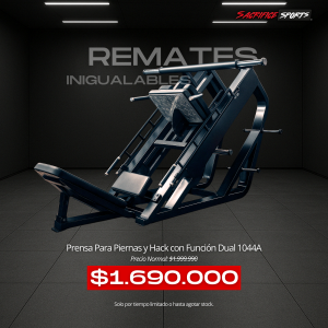 Prensa Para Piernas y Hack Dual Función 1044A