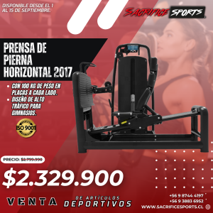 Prensa De Pierna Horizontal 2017