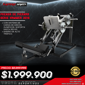 Prensa De Piernas Hammer 3016