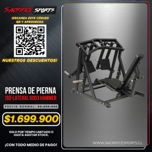 Prensa De Pierna Iso-Lateral 6003 Serie Hammer