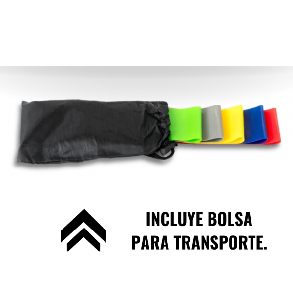 Set 5 Bandas Elásticas De Resistencia - Imagen 3