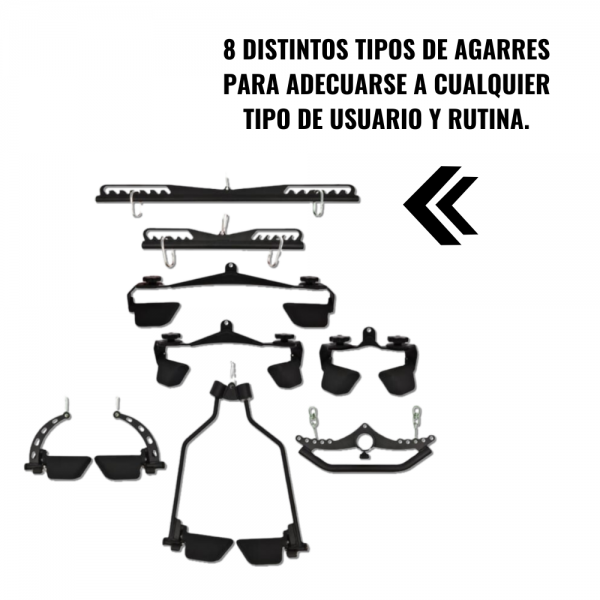 Set Agarres De Polea 8 Piezas - Imagen 3