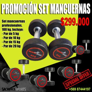 Mancuernas Profesionales Promoción 100 Kg