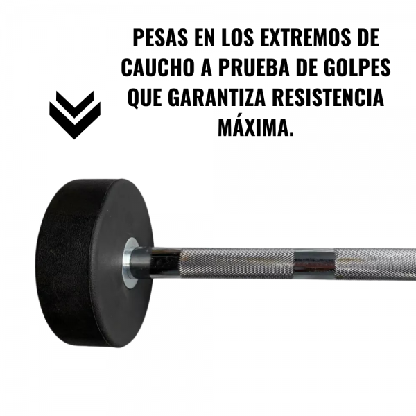 Barra Amplia Con Peso En Los Extremos 613 - 30 Kg - Imagen 5