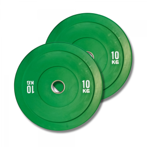 Par Discos Bumper 10 Kg Olímpicos Profesional
