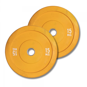 Par Discos Bumper 15 Kg Olímpicos Profesional