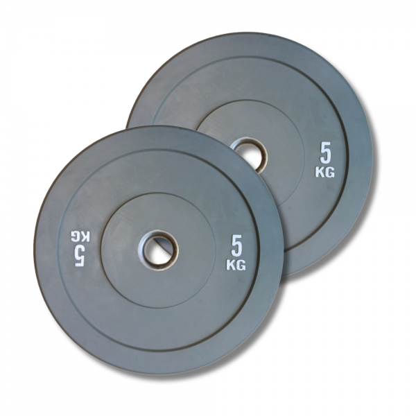 Par Discos Bumper 5 Kg Olímpicos Profesional