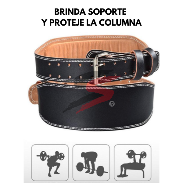 Cinturón Lumbar de Cuero - Imagen 3