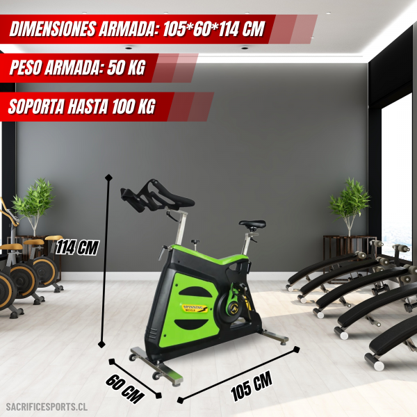 Bicicleta Spinning D02 - Imagen 2