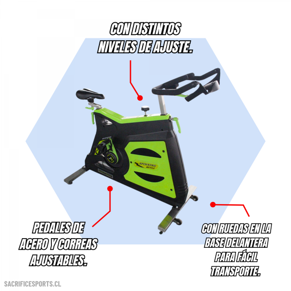 Bicicleta Spinning D02 - Imagen 4