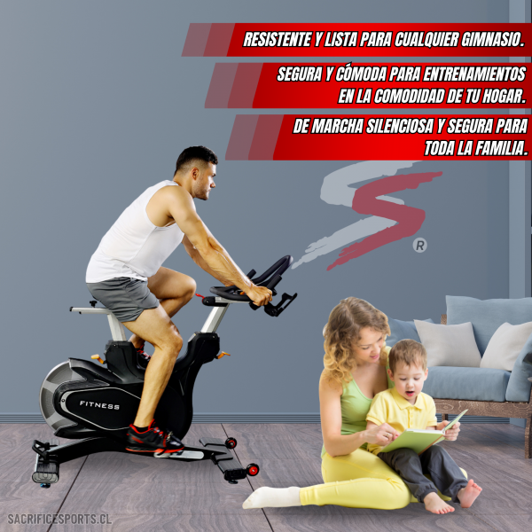 Bicicleta Spinning Magnética Profesional D06 - Imagen 5