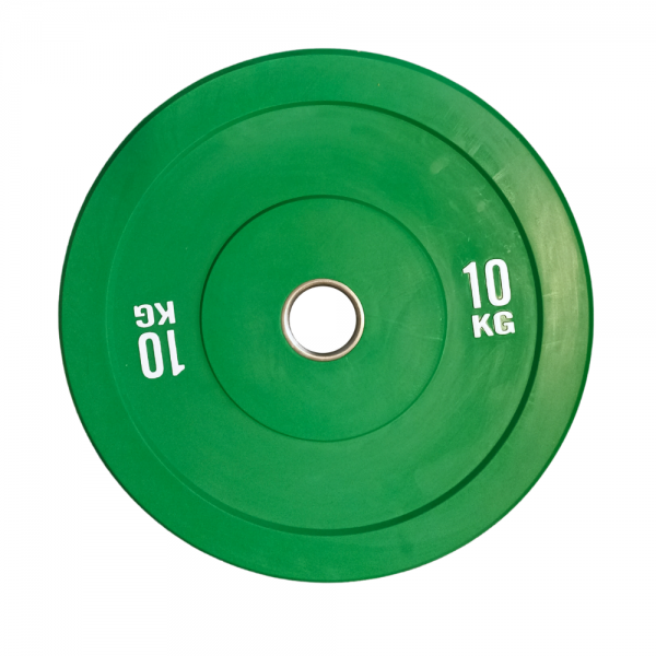 Par Discos Bumper 10 Kg Olímpicos Profesional - Imagen 2