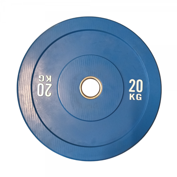 Par Discos Bumper 20 Kg Olímpicos Profesional - Imagen 2