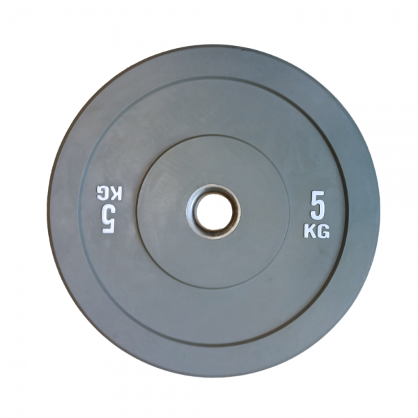 Par Discos Bumper 5 Kg Olímpicos Profesional - Imagen 2