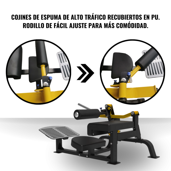 Máquina Hip Thrust de Gluteos y Caderas DZ018 - Imagen 10