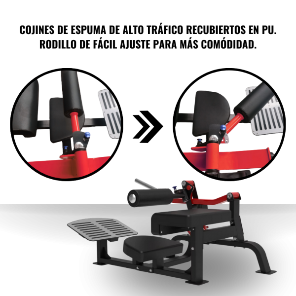 Máquina Hip Thrust de Gluteos y Caderas DZ018 - Imagen 9