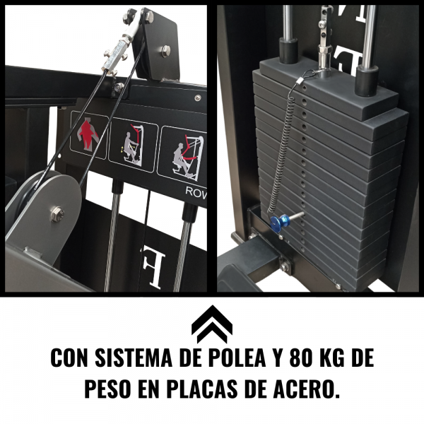 Máquina para Remo Sentado HM19 - Imagen 5