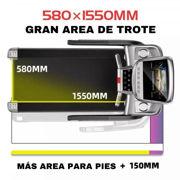 Trotadora Eléctrica Q8 Profesional - Imagen 5