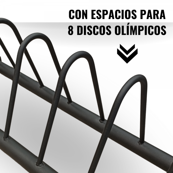 Rack para 8 Discos Olímpicos YLY13 - Imagen 5