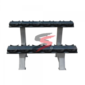 Rack para Mancuernas 6 Pares 2 Niveles YLY04
