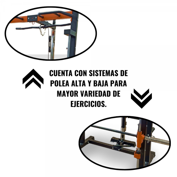 Rack Home Gym Smith YLY020 - Imagen 3