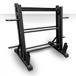 Rack para Mancuernas 3 Niveles con Apoyo para Barras YLY05