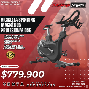 Bicicleta Spinning Magnética Profesional D06