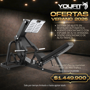 Prensa 45° Pierna Hammer 3001